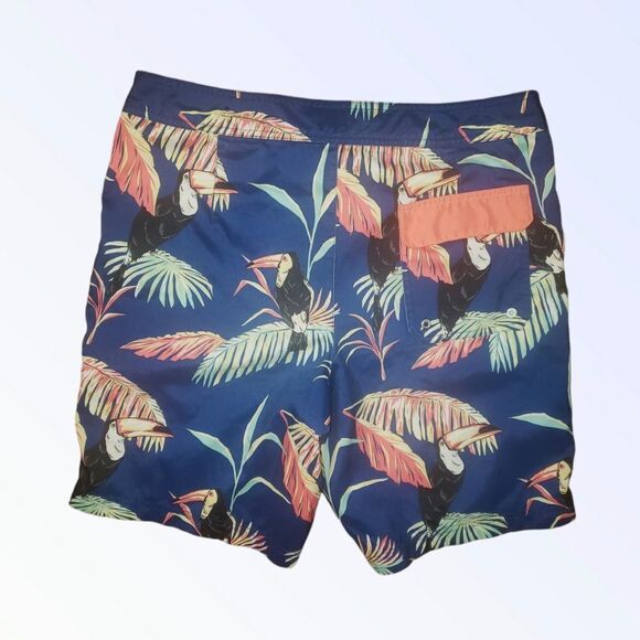 American Eagle Men's Shorts Hawaiian board shorts swim trunks size L - Picture 2 of 6